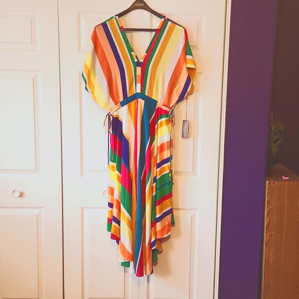 Eva Mendes for New York & Company NWT Colorblock Dress - XLarge